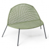 FISCHER MÖBEL Záhradné kreslo BLOOM Lounge 3260AS-441 green