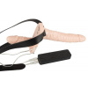 You2Toys Strap-on Duo – dvojitý vibračný pripínací penis