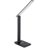 Globo 58400S LED stolné svietidlo Bulla 1x6W | 350lm | 3000-4500-6000K - stmievateľná, USB, dotykový spínač, čierna