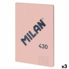 Zošiť Milan 430 Ružová A4 48 Listy 21 x 29,7 cm (3 ks)