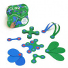 Stavebnica CLIXO Itsy Green & Blue - magnetická, 18 kusov