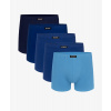 Men's boxer shorts ATLANTIC 5Pack - shades of blue modrá XL Atlantic 5903351367622