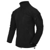 Helikon-Tex ALPHA TACTICAL Jacket, Grid Fleece - ČIERNA (Flisová takticka bunda značky Helikontex z mriežkovaného flisového materiálu zahreje a dobre sadne na postavu)