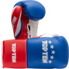 TOP TEN Boxing Gloves “Profi Tricolor” - 8 oz, red-blue Color: Blue - Red, Gloves weight: 10 oz, Gloves cut: Without Label