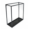 Stojan na kvety - Kvetinový visí loft 40cm 581 čierna (Stojan na kvety - Kvetinový visí loft 40cm 581 čierna)