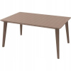 Záhradný stôl, stolík - Konferenčný stolík, šedá, 45x45x40 cm, Rattan PE I (Konferenčný stolík, šedá, 45x45x40 cm, Rattan PE I)