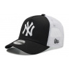Šiltovka New Era 940K - Mlb New York Yankees A Frame Trucker Kids Clean Black White Youth - Mládež ( 6 - 12 r.)