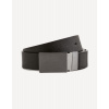 Čierny pánsky kožený opasok Celio Visibe šedá T2 Celio 3596655765434