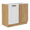 Tempo Kondela Spodná skrinka, biela/dub artisan, LULA 105 ND 1F BB