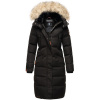 Marikoo dámska zimná bunda s kapucňou Schneesternchen, čierna XXL