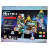 Magnetické kocky - Svietiaca Guličková Dráha 76 ks + nálepky