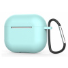 Ochranné puzdro na Apple Airpods 3, silikónové hladké Farva: Tyrkysová