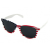 Slnečné okuliare Wayfarer - USA červeno-modro-biele