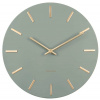 Designové nástěnné hodiny 5821DG jungle green Karlsson 30cm