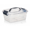 Brilanz Box úložný VILARD 5l,29x22x13cm,víko,klip,madlo,PH TRA/KOUŘ