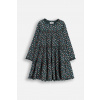 Dievčenské šaty Coccodrillo zelená farba, mini, áčkový strih, FROSTING PUDDLE GIRL KIDS ZC5129101FGK 104