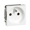 MOSAIC Zásuvka 2P+T 2moduly biela 77140 LE