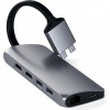 Satechi ST-TCDMMAM - USB 3.2 Gen 1 (3.1 Gen 1) Type-C - 60 W - Sivá - MicroSD (TransFlash) - SD - HDMI - RJ-45 - USB 3.2 Gen 1 (3.1 Gen 1) Type-A - USB 3.2 Gen 1 (3.1 Gen 1) Type-C - USB