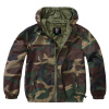 Dětská bunda Summer Windbreaker Frontzip, Brandit, woodland, 170/176