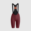 Sportful Colorful Pulse dámske kraťasy s trakmi Red Wine