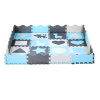 NILS Fun Dětská pěnová puzzle podložka NILS Fun MD03 modrá