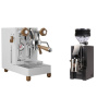 Lelit MaraX3 PL62X3, white + Eureka Mignon Zero, CR black