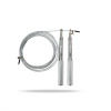 Švihadlo Metal Jumping Rope Silver - GymBeam barva: šedá