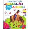 Veselá pastelka Jednorožci a koníci