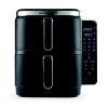 GOURMETMAXX Teplovzdušná Fritéza / Airfryer Dvojkomorová Vertikálna 2x5L 2800W