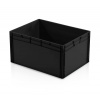 TBA Plastové obaly s.r.o. Plastová ESD Euro prepravka 800x600x420 mm, plný úchyt