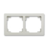 Rámeček dvojnásobný, 3901J-A00020 S1, ABB, Swing®L, světle šedá (ABB, Swing®L, světle šedá)