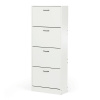 Autronic BONTEC Botník, mdf, hnedá, ABO-G1018 OAK Farba: Biela
