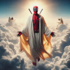 CUKROVÁ TLAČ jedlý obrázok na tortu Cukrová hmota Jesus Deadpool + MENO TEXT