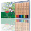 Pastelky DERWENT Academy Watercolour Pencils Tin v plechovej krabičke, šesťhranné, 24 farieb (2301942)