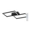 Rabalux Čierne stropné LED svietidlo Ludano 410x460mm 40W RGB+CCT s DO 71032