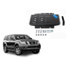Oceľový kryt motora pre NISSAN Pathfinder, 2005-14 / (R51) motor: 2.5; 2.5 D V6; 3.0
