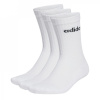 adidas Linear Crew Cushioned Socks 3 Pairs White/Black 10 - 11.5k