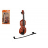 Teddies Husle/Viola plast 26cm na karte 19x34,5x4cm
