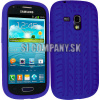 Silikónový obal Samsung Galaxy S III Mini – Tire – tmavo-modrá