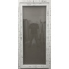 Vedlejší plastové vchodové dveře Soft 2023-19 Bílá/Bílá 98x198cm, Levé, Dovnitř