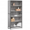 zahrada-XL Knižnica sivá sonoma 80,5x35x170,5 cm kompozitné drevo 3300858