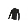 Pánske funkčné tričko SENSOR Merino Active s dlhým rukávom na zips čierne M