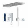 Grohe Eurocube SET 2 - Sprchový systém pod omietku, Eurocube, páková batéria- kompletná sada