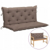 Záhradný vankúš, podsedák - Vankúš na hojdačku, farba taupe, 120 cm, látka (Vankúš Swing, Taupe Color, 120 cm, tkanina)