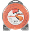 Makita E-02761 Struna nylonová Plus 2,4mm, 87m, oranžová, kulatá = old 369224793