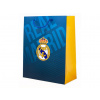 Real Madrid FC Darčeková papierová taška Real Madrid, modrá, 26×32×12 cm