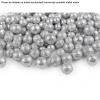 Dekorácia guličky polystyrén 5mm 25g farba strieborná