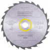 Metabo Príslušenstvo - Pílový kotúč na drevo, 254x30 mm, 24 zubov 628025000