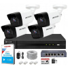 SET NA MONITOROVANIE 4Mpx kamery PoE Hikvision IP