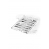 Stolná hra Philippi Backgammon YAP 25 x 5 cm P171013 sivá ONE SIZE